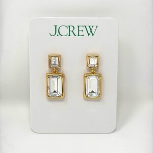 J.Crew Women’s Faceted Gemstone Drop Earrings